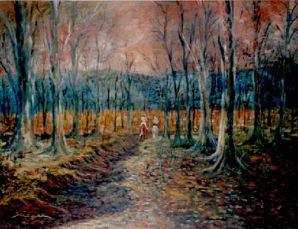 Rigel, Promenade en foret