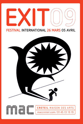 affiche du festival EXIT 2009  la Maison des Arts de Crteil